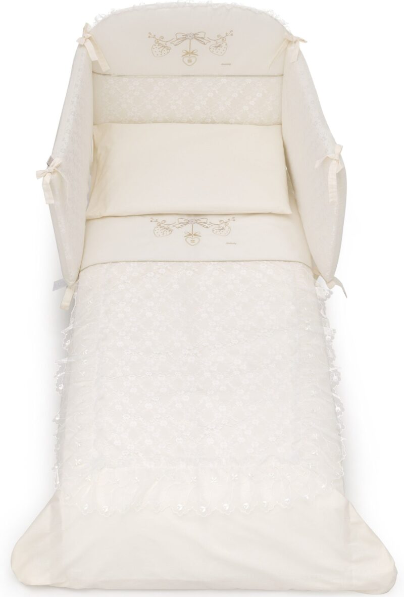 Coordinato per Culla Set 5pz Romantic Italbaby Avorio