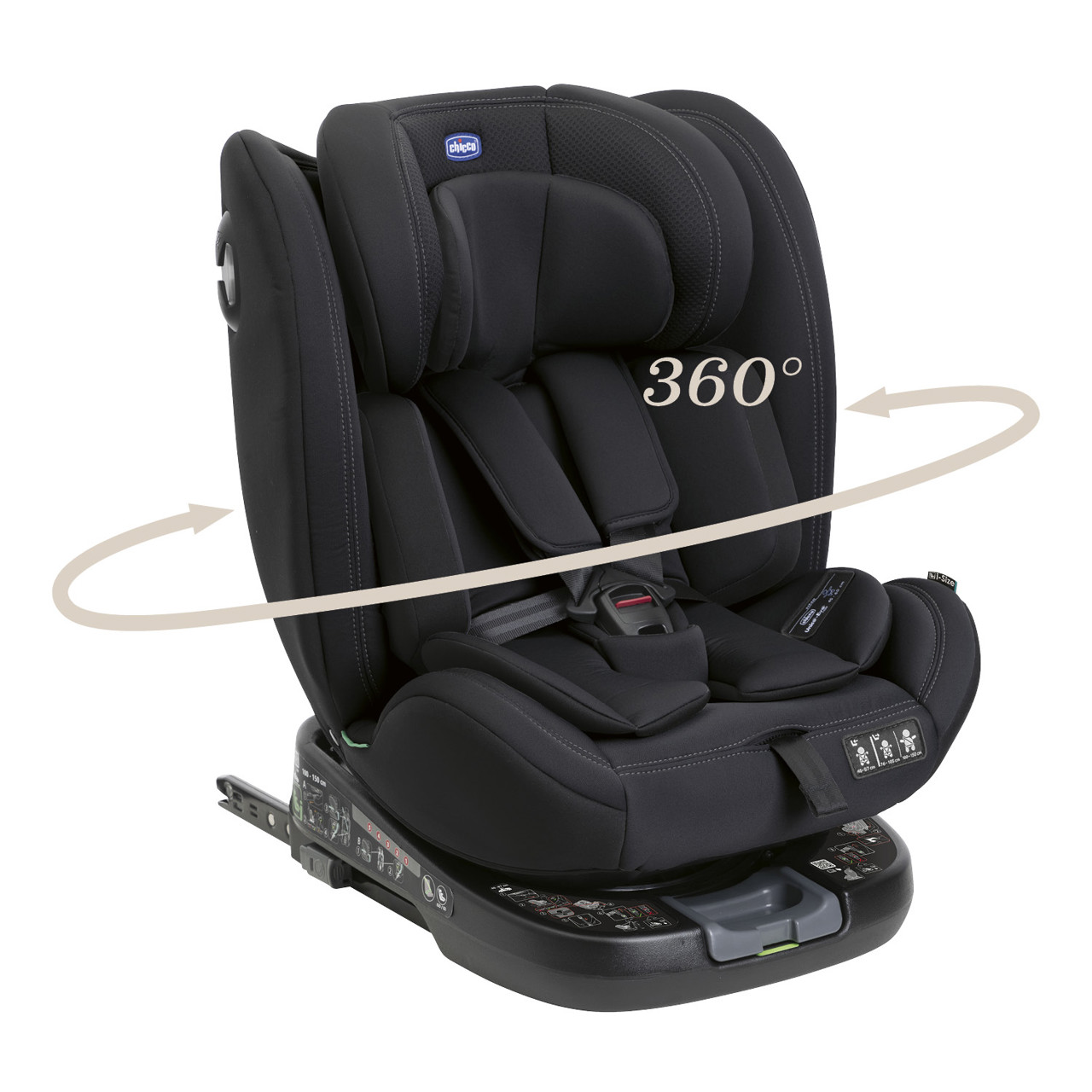 Seggiolino Auto Unico Evo i-Size Black (40-150 cm) Chicco - immagine 2