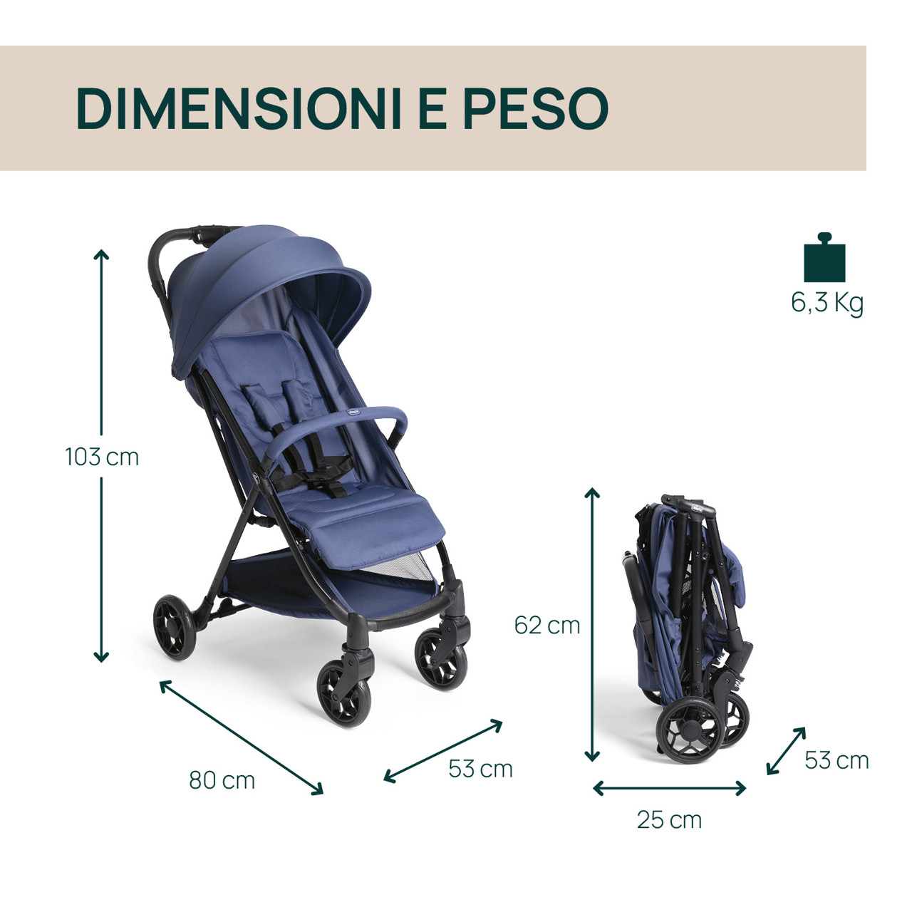Passeggino Leggero Urbino Chicco - immagine 7