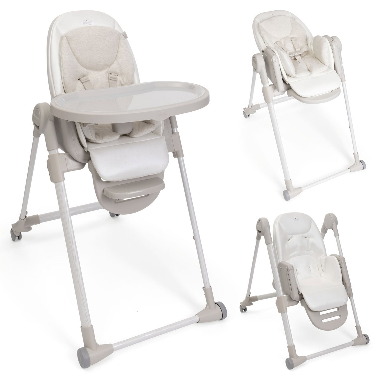 Seggiolone Pappa Polly Armonia Chicco Motherpearl - immagine 2